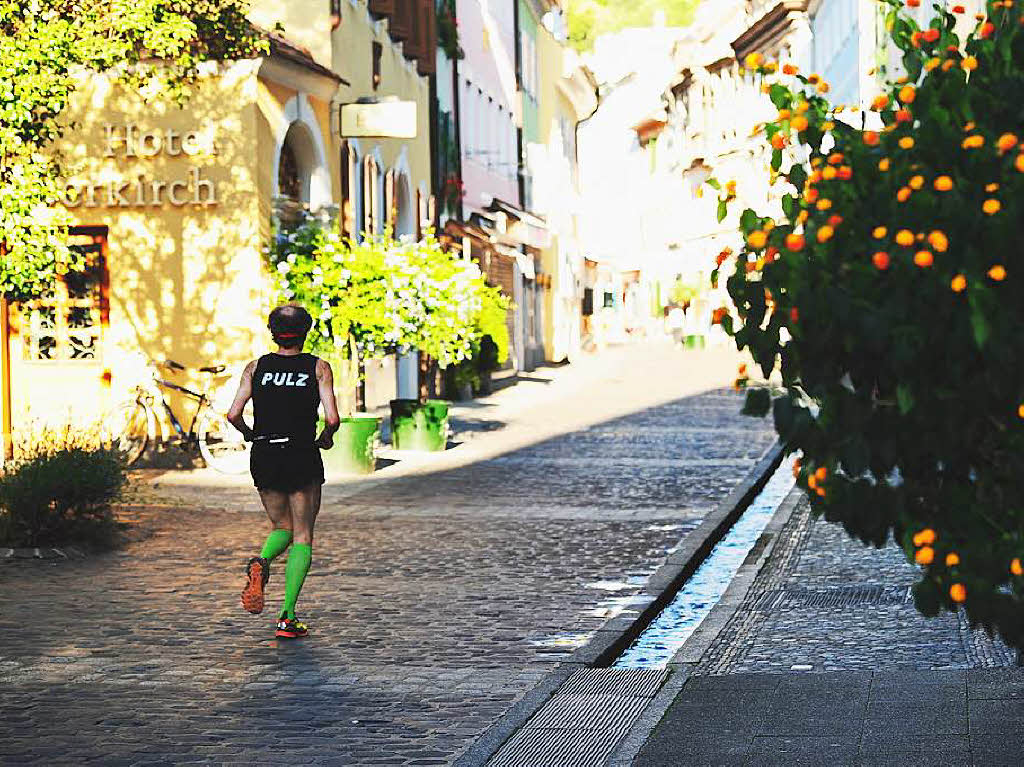 Die Freiburger Laufnacht führte erstmals durch die Altstadt. Die Freiburger Laufnacht führte erstmals durch die Altstadt.