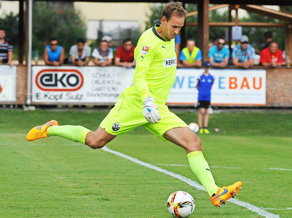 Testspiel des SC Freiburg gegen Sandhausen im Trainingslager.