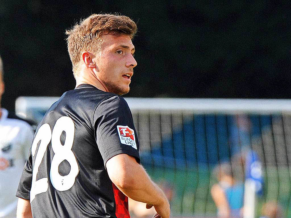 Testspiel des SC Freiburg gegen Sandhausen im Trainingslager.