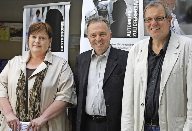 Elke Zimmermann-Fiscella, Josha Frey, Michael Schmitt-Mittermeier (von links).   | Foto: Loisl Mink