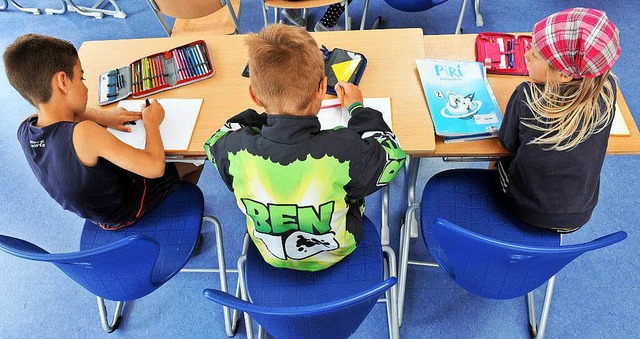 Auch Grundschler sollen an der Ihring...ndenschule lnger unterrichtet werden.  | Foto: dpa