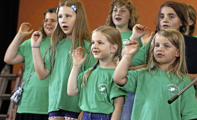 Einfach Spa am Singen: die Unditzspatzen   | Foto: heidi fssel