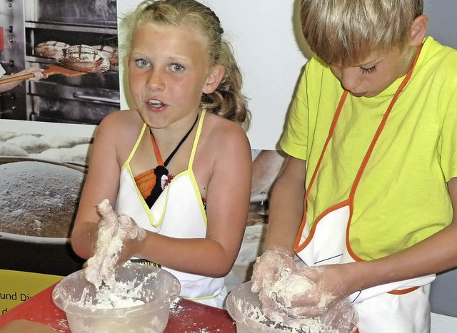 Alles rund ums Brot vermittelte die  B...tatt in der Gerhard-Jung-schule Zell.   | Foto: ZVG