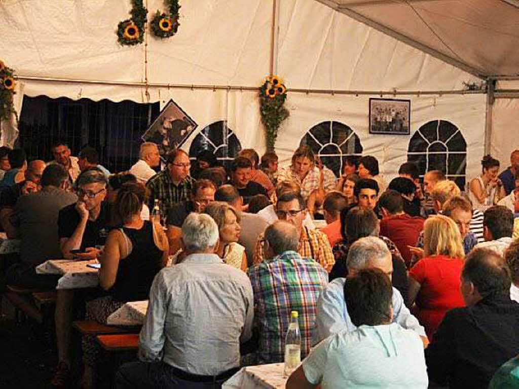 Das dreitgige Sommerfest des Musikvereins in Egringen war wieder Publikumsmagnet.