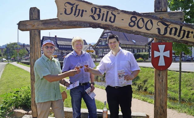 Freuen sich auf drei Tage rauschende J...tner und Brgermeister Andreas Knig.   | Foto: christine storck