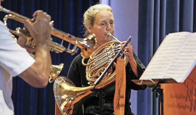 Hornlehrerin Karina Schlupf  | Foto: A. Huber