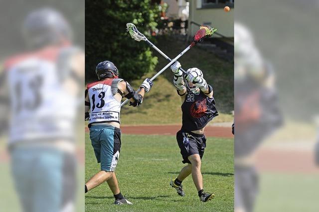 Erstes Lacrosse-Turnier in Freiburg