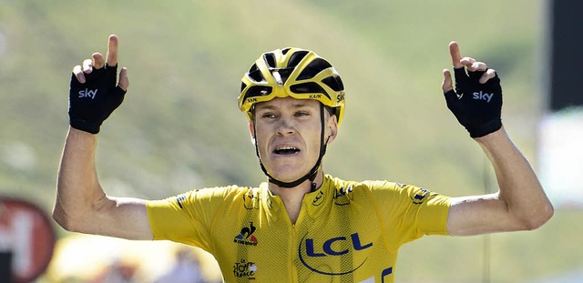 Triumphator am Berg:  Christopher Froome   | Foto: AFP