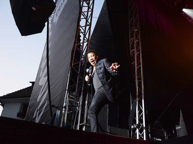 Lionel Richie in Lrrach.  | Foto: Barbara Ruda