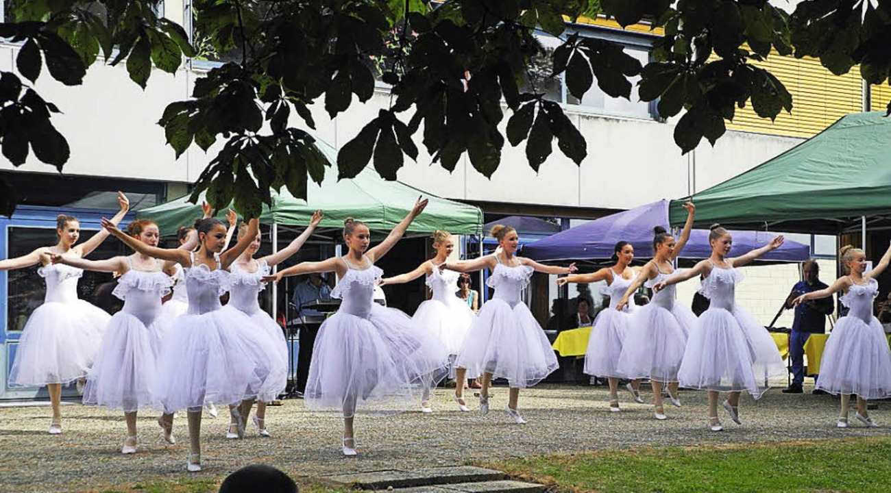 Die Gruppe &#8222;art and dance&#8220; bereicherte das Sommerfest.  | Foto: Privat