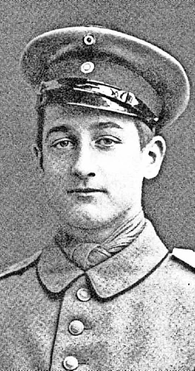 Paul Mauk htte am 19. Juli vor 100 Ja... Juni als Soldat im Ersten Weltkrieg.   | Foto: privat