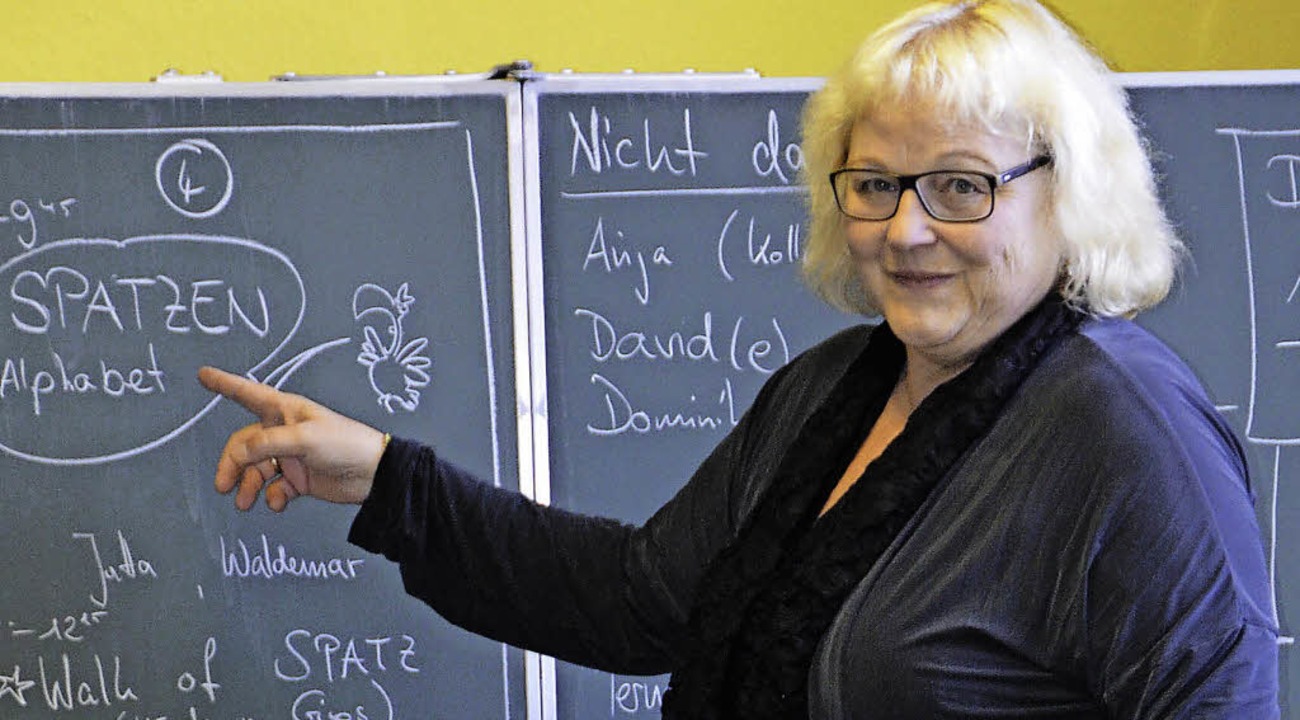 Schulgründerin Jutta Kraus freut sich schon aufs Schuljubiläum.  | Foto: Ralf Burgmaier