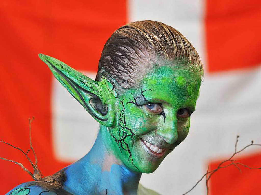 Bunte Eindrcke vom Bodypainting-Festival am Titisee.<?ZP?>
