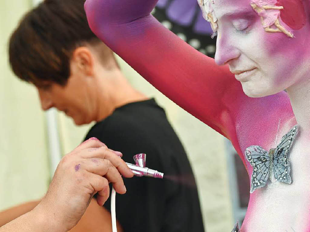 Bunte Eindrcke vom Bodypainting-Festival am Titisee.<?ZP?>
