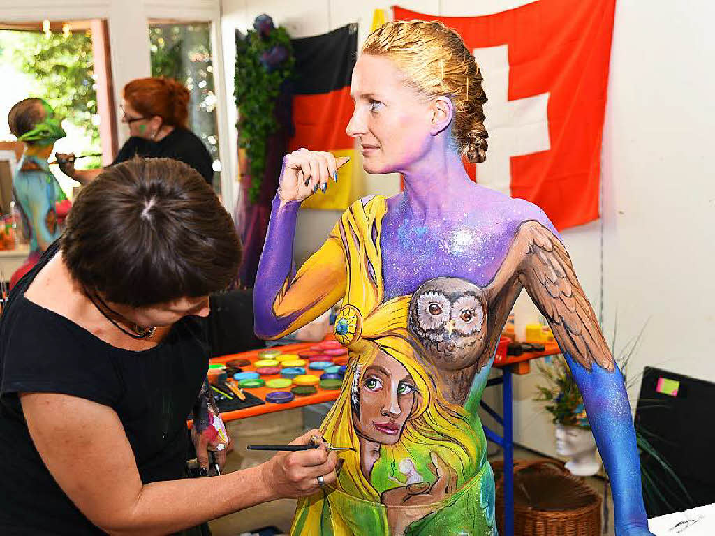 Bunte Eindrcke vom Bodypainting-Festival am Titisee.<?ZP?>
