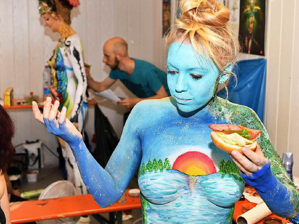 Bunte Eindrcke vom Bodypainting-Festival am Titisee.<?ZP?>
