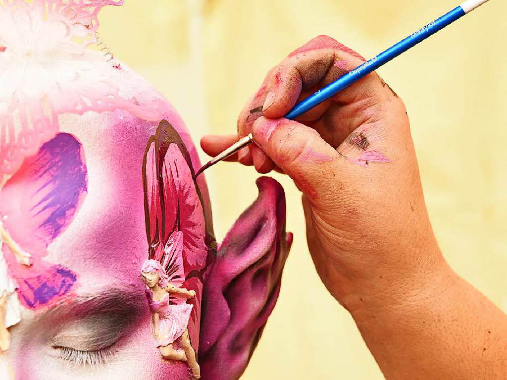 Bunte Eindrcke vom Bodypainting-Festival am Titisee.<?ZP?>
