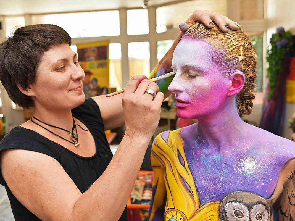 Bunte Eindrcke vom Bodypainting-Festival am Titisee.<?ZP?>
