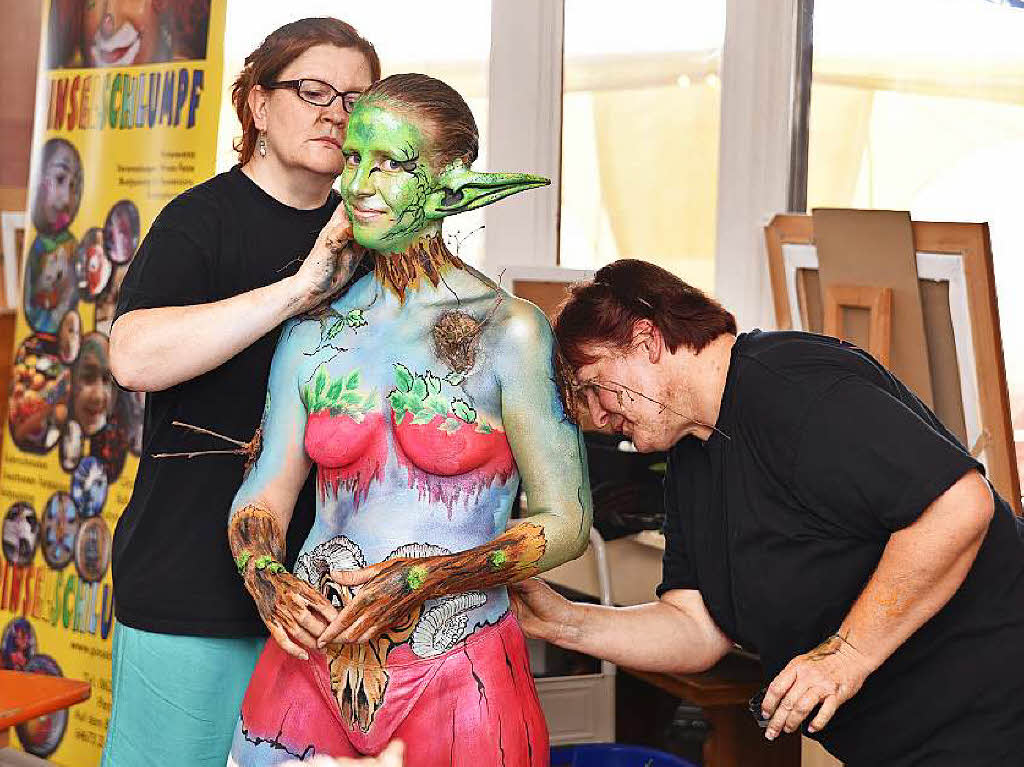 Bunte Eindrcke vom Bodypainting-Festival am Titisee.<?ZP?>
