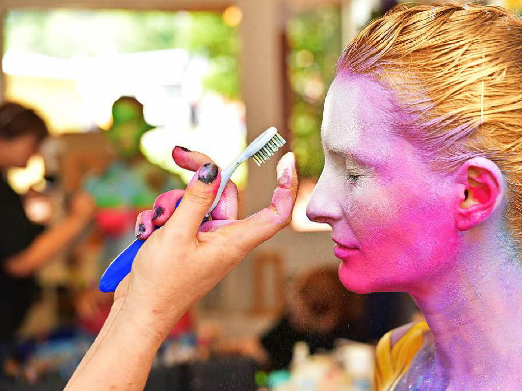 Bunte Eindrcke vom Bodypainting-Festival am Titisee.<?ZP?>
