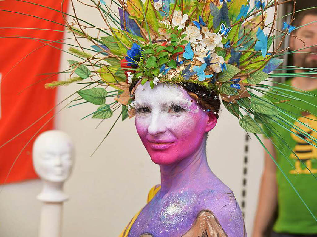 Bunte Eindrcke vom Bodypainting-Festival am Titisee.<?ZP?>
