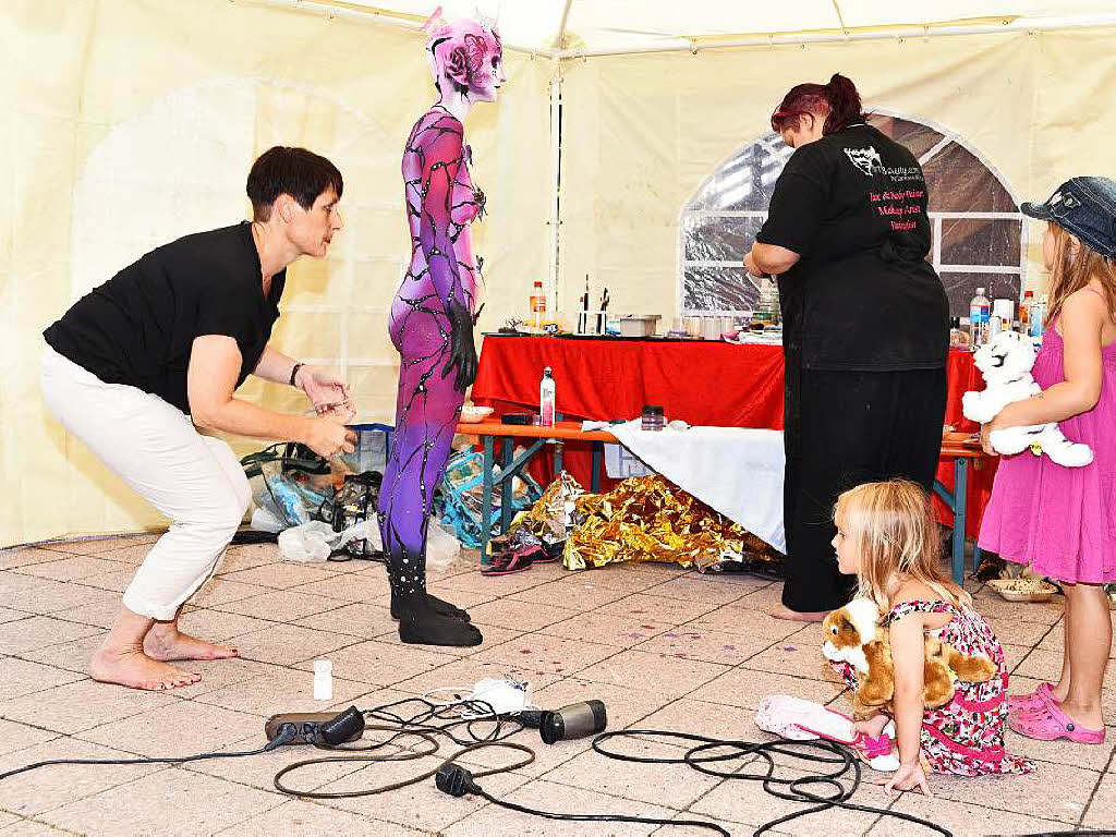 Bunte Eindrcke vom Bodypainting-Festival am Titisee.<?ZP?>
