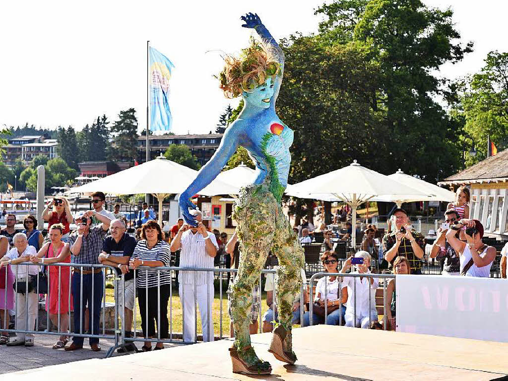 Bunte Eindrcke vom Bodypainting-Festival am Titisee.<?ZP?>
