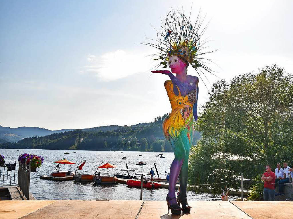 Bunte Eindrcke vom Bodypainting-Festival am Titisee.<?ZP?>
