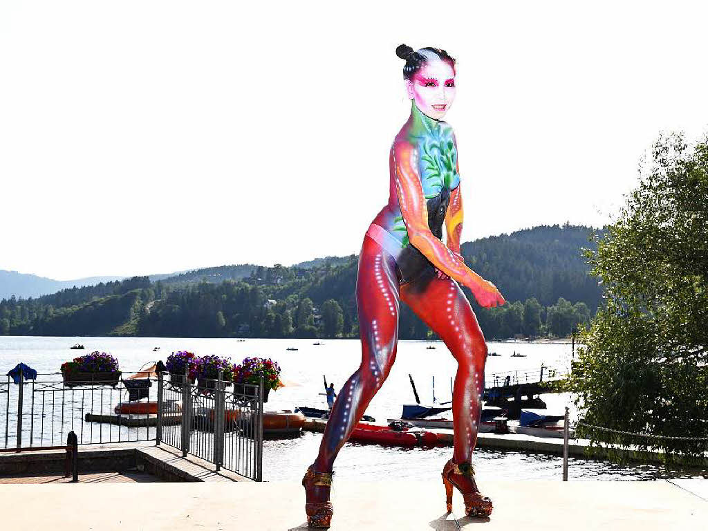 Bunte Eindrcke vom Bodypainting-Festival am Titisee.<?ZP?>
