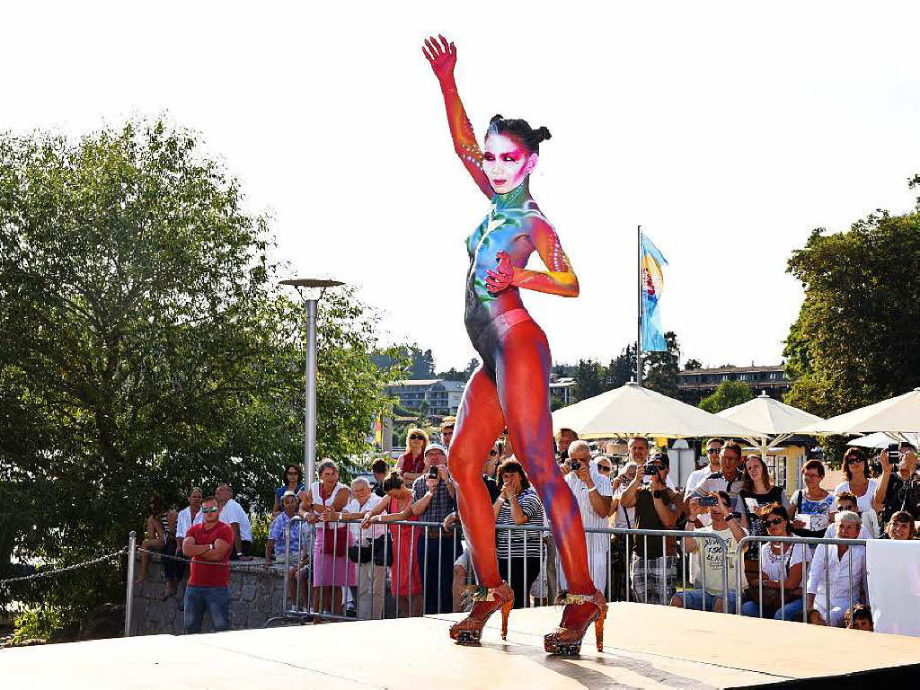 Bunte Eindrcke vom Bodypainting-Festival am Titisee.<?ZP?>
