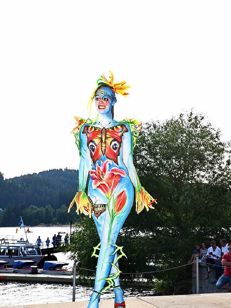 Bunte Eindrcke vom Bodypainting-Festival am Titisee.<?ZP?>
