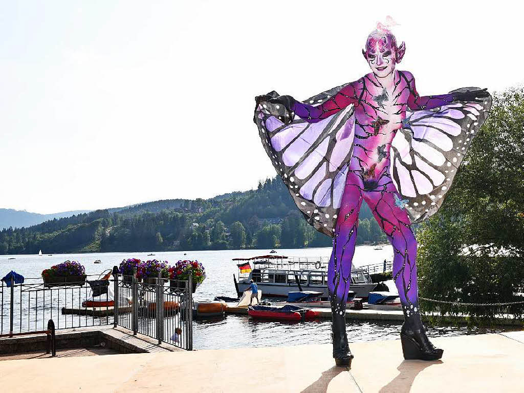 Bunte Eindrcke vom Bodypainting-Festival am Titisee.<?ZP?>
