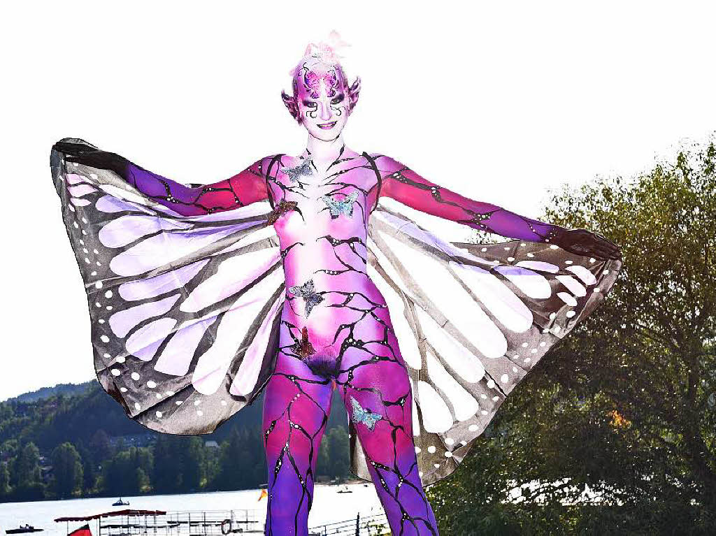 Bunte Eindrcke vom Bodypainting-Festival am Titisee.<?ZP?>
