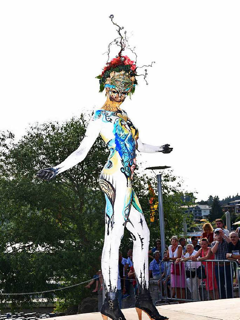 Bunte Eindrcke vom Bodypainting-Festival am Titisee.<?ZP?>
