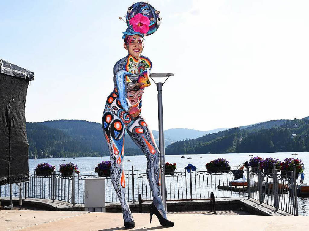 Bunte Eindrcke vom Bodypainting-Festival am Titisee.<?ZP?>
