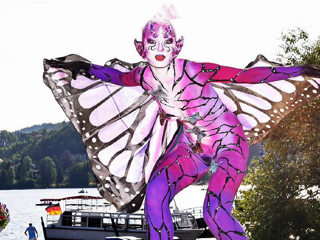 Bunte Eindrcke vom Bodypainting-Festival am Titisee.<?ZP?>
