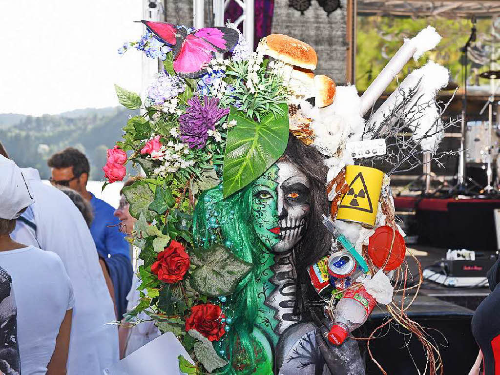 Bunte Eindrcke vom Bodypainting-Festival am Titisee.<?ZP?>
