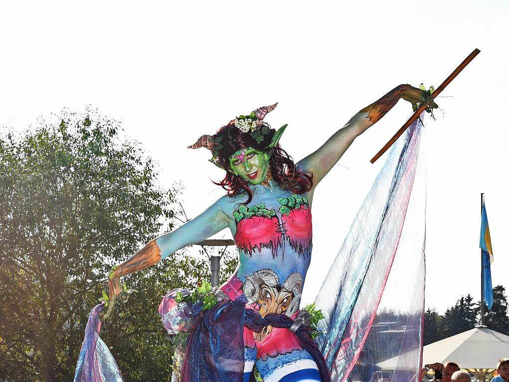 Bunte Eindrcke vom Bodypainting-Festival am Titisee.<?ZP?>
