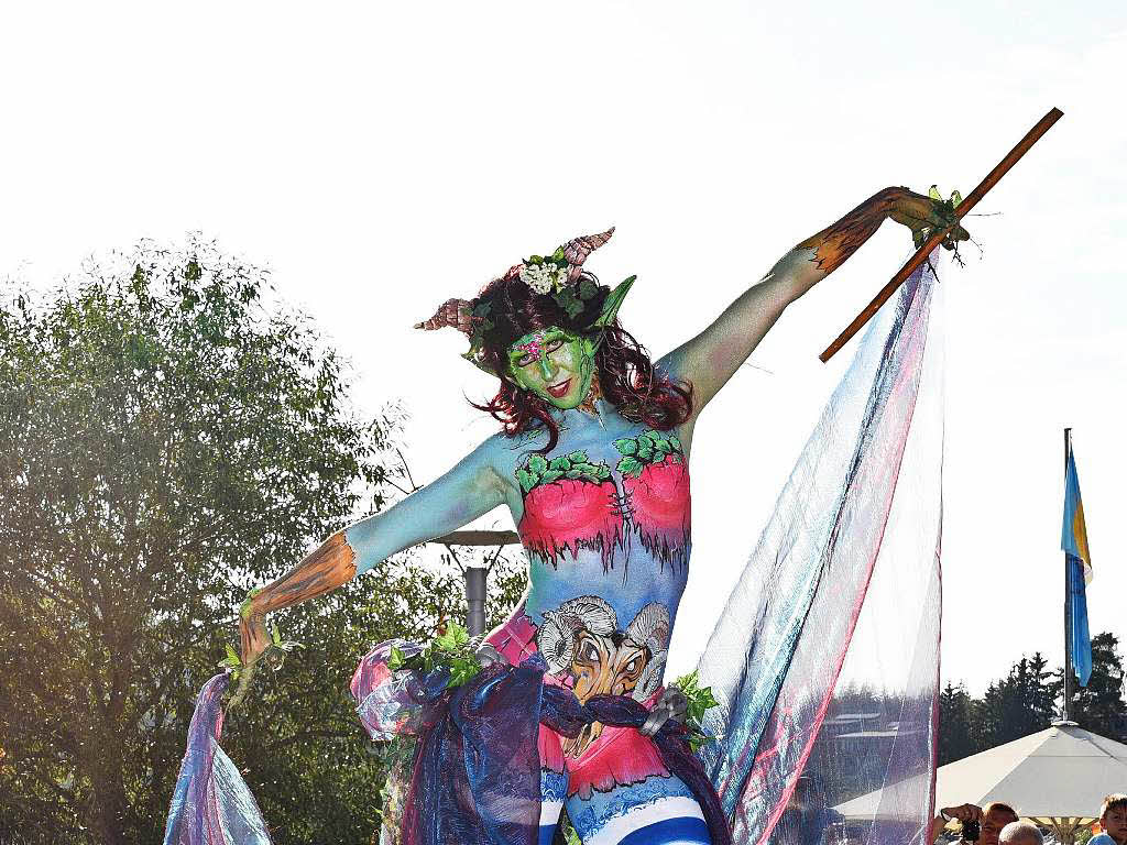 Bunte Eindrcke vom Bodypainting-Festival am Titisee.<?ZP?>
