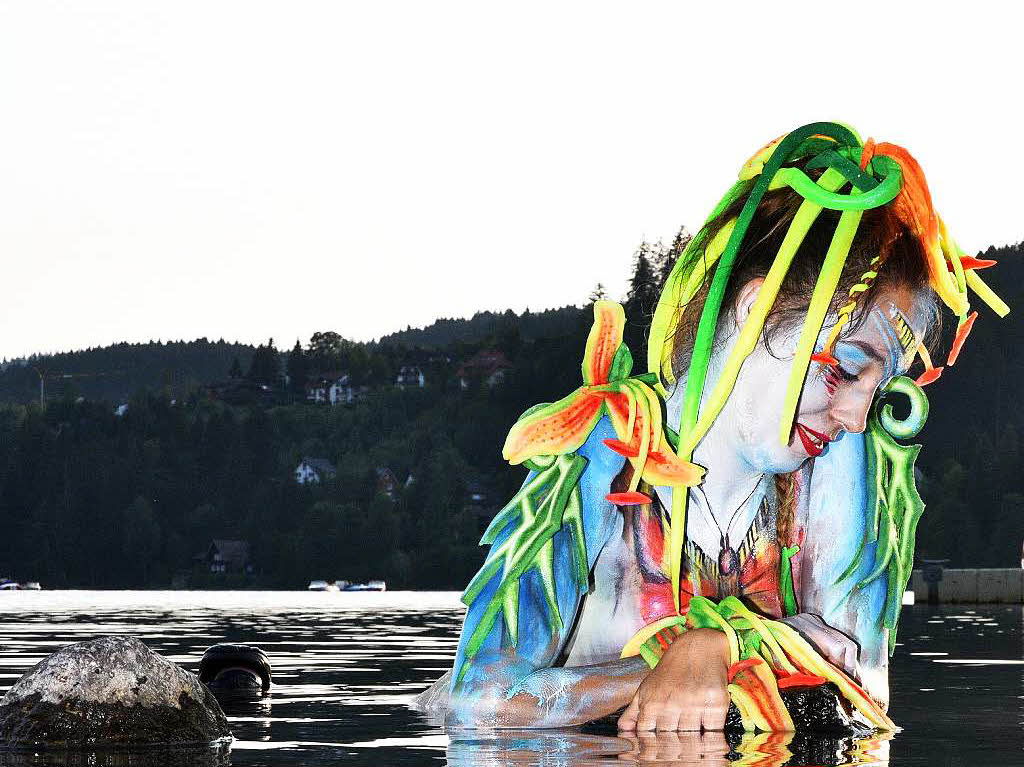 Bunte Eindrcke vom Bodypainting-Festival am Titisee.<?ZP?>
