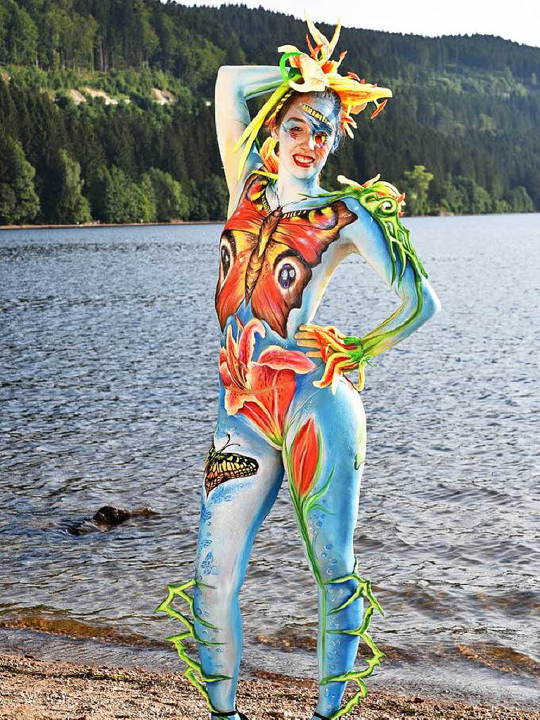 Bunte Eindrcke vom Bodypainting-Festival am Titisee.<?ZP?>
