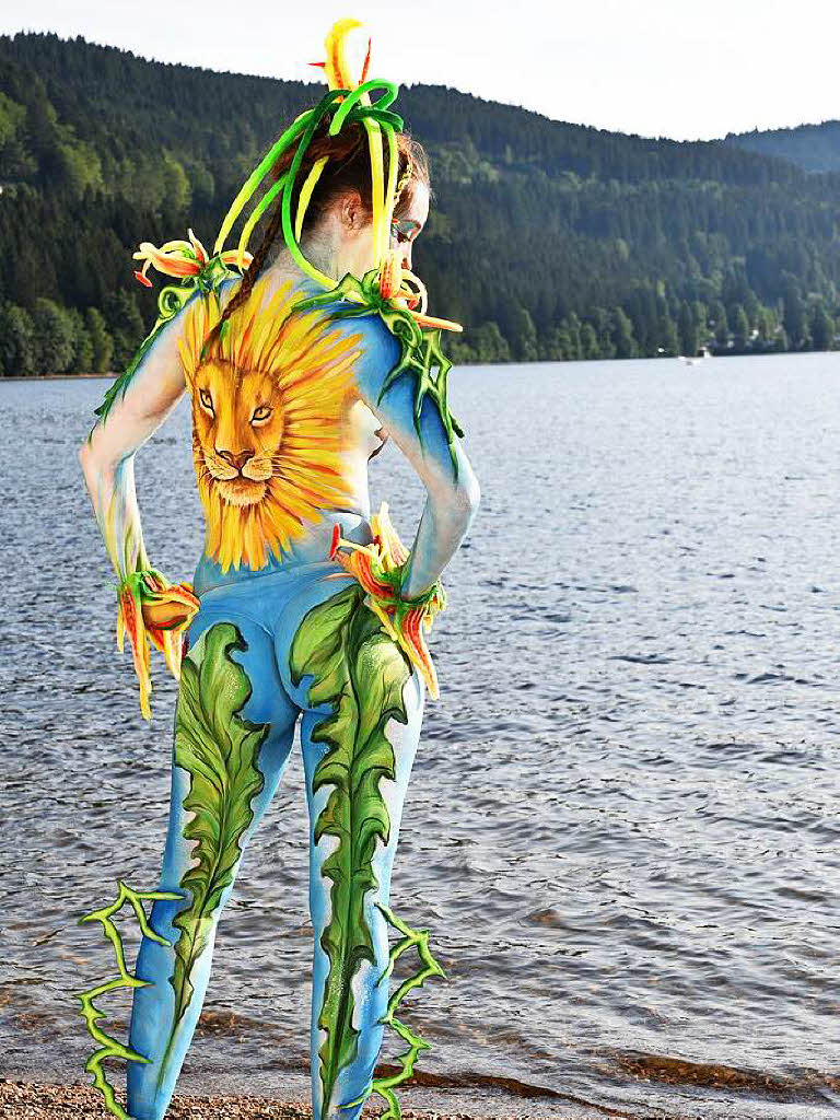 Bunte Eindrcke vom Bodypainting-Festival am Titisee.<?ZP?>
