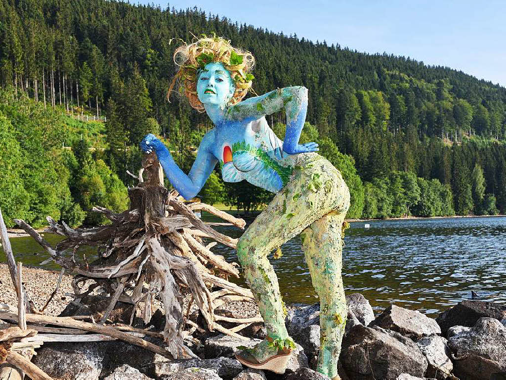 Bunte Eindrcke vom Bodypainting-Festival am Titisee.<?ZP?>
