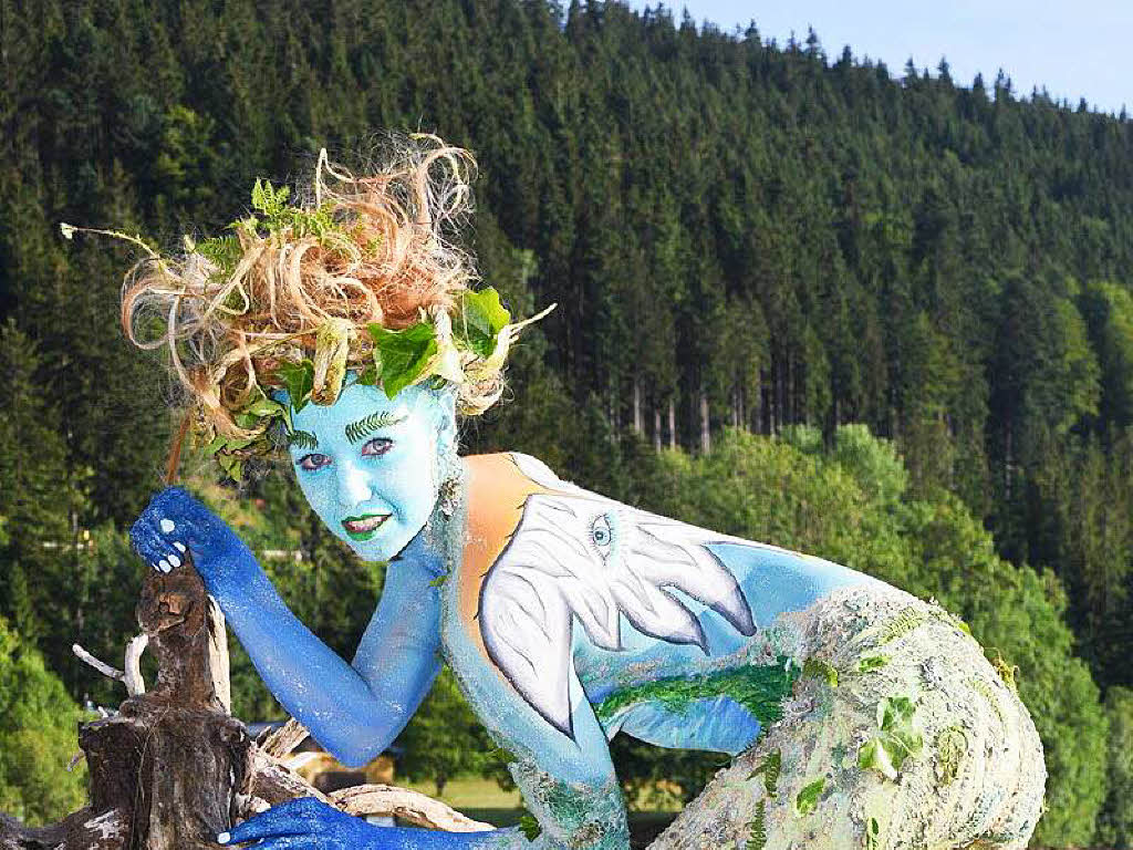 Bunte Eindrcke vom Bodypainting-Festival am Titisee.<?ZP?>
