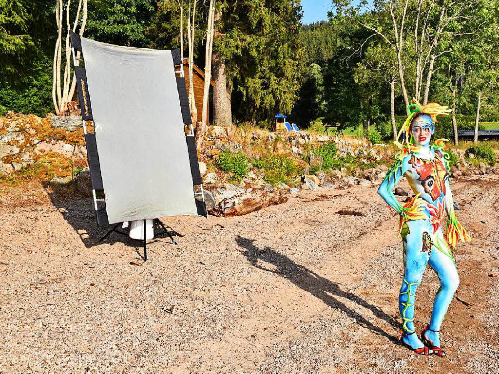 Bunte Eindrcke vom Bodypainting-Festival am Titisee.<?ZP?>
