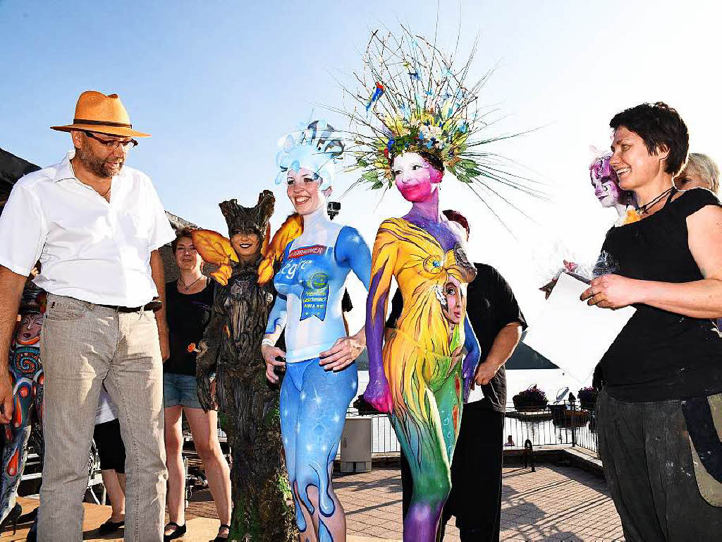 Bunte Eindrcke vom Bodypainting-Festival am Titisee.<?ZP?>
