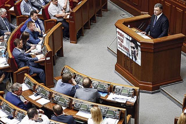 Kiew will den Regionen mehr Vollmachten einräumen