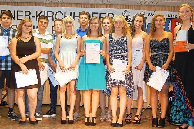 Abschlussfeier der Werner-Kirchhofer-Realschule