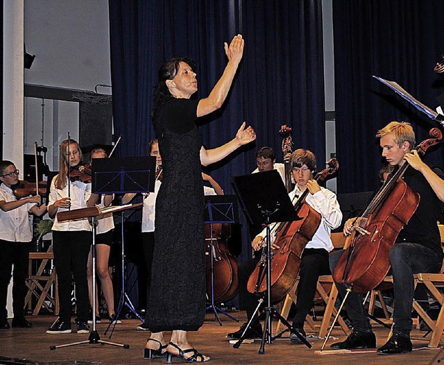 Sommerkonzert der Jugendmusikschule im Bad Krozinger Kurhaus  | Foto: Friederike Zimmermann