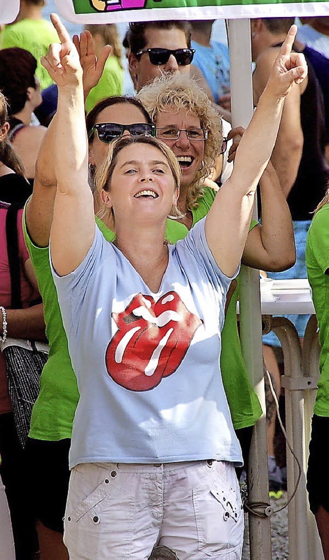 Die Sportler aus dem Freistaat Enkendo...ewonnen, sind aber in bester Stimmung.  | Foto: Hildegard Siebold